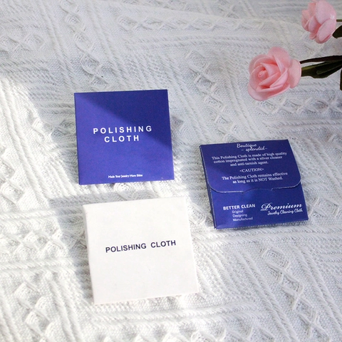 Jewelry Polishing Cloth Silver Cleaning Cloth Anti Tarnish Microfiber For Gold Platinum Maintenance Shine
