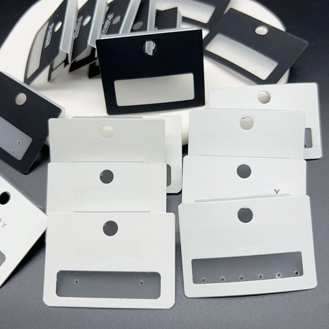 Carte Per Display Orecchini Sacchetti Per Confezioni Gioielli PVC Plastica Display Appeso Multiforo