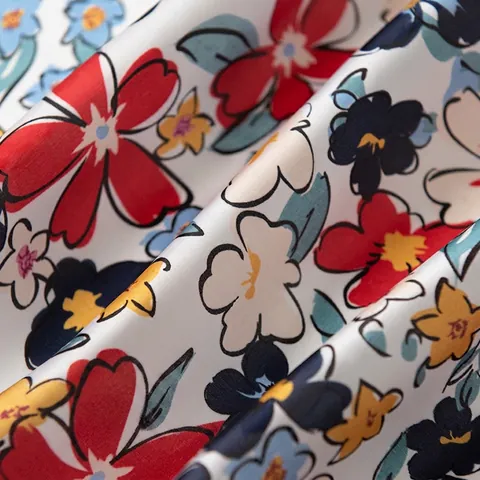 Women Satin Square Scarf Floral Print Satin-Like Headscarf Professional Neck Scarf Elegant Fashion Smooth Wrap
