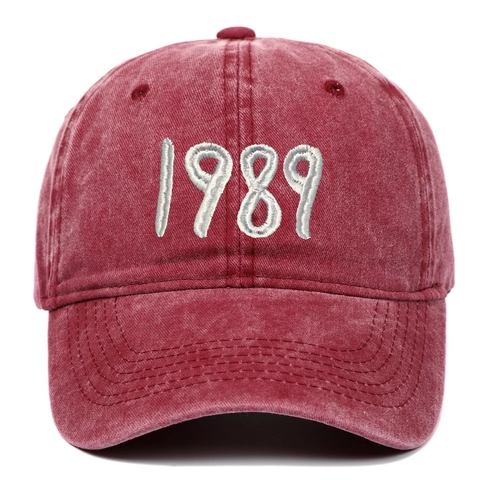 Berretto Da Baseball Cotone Lavato Ricamo 1989 Retro Vintage Regolabile Protezione Solare Cappello Casual All Aperto