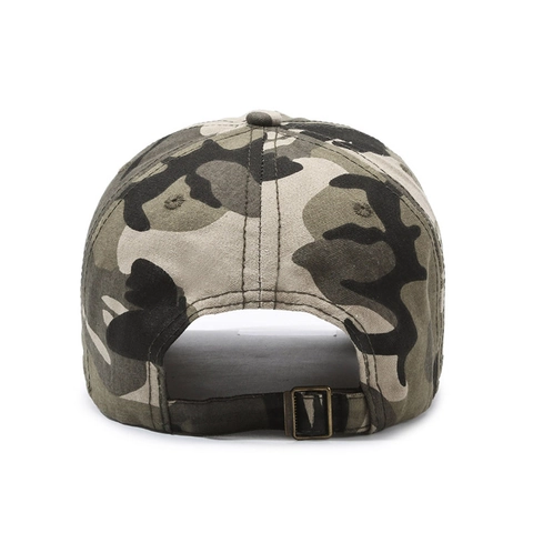 Men Camouflage Baseball Cap Sun Protection Adjustable Polyester Cotton Hat With Brazil Flag Patch