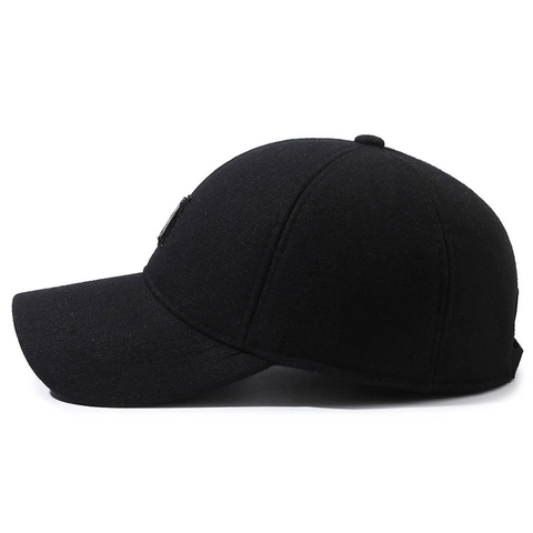 Cappello Da Baseball Invernale Da Uomo Cotone Lana Ispessito Caldo Antivento Con Paraorecchie Regolabile