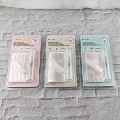 Water Activated Lace Double Eyelid Tape Invisible Glue Free Mesh Eye Lift Stickers With Spray Bottle And Tweezers