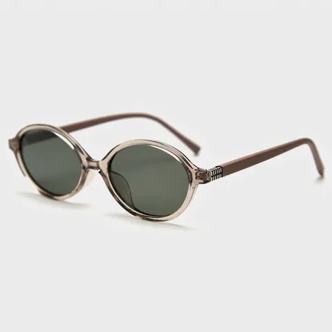 Retro Oval Polarized Sunglasses TR90 Frame TAC Lens UV400 Protection Small Frame Unique Trendy Eyewear Men Women