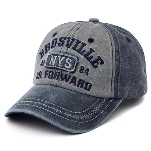 Berretto Da Baseball In Cotone Lavato Vintage Ricamo Regolabile Cappello Da Sole Sportivo All Aperto Per Uomini Donne