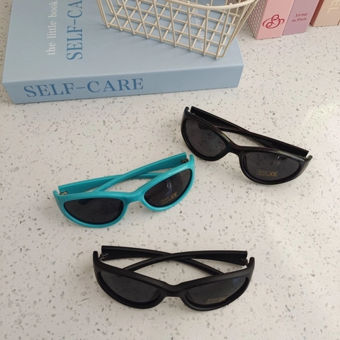 Kinder Zonnebril Kunststof Montuur Resin Lens UV400 Bescherming Retro Ovaal Sport Mode Voor Jongens Meisjes Buiten Strand