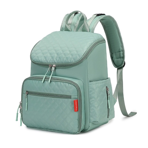 Mochila Para Pañales Gran Capacidad Acolchada Impermeable Viaje Mamá Bolsa Con Bolsillos Térmicos Multifuncional Organizada