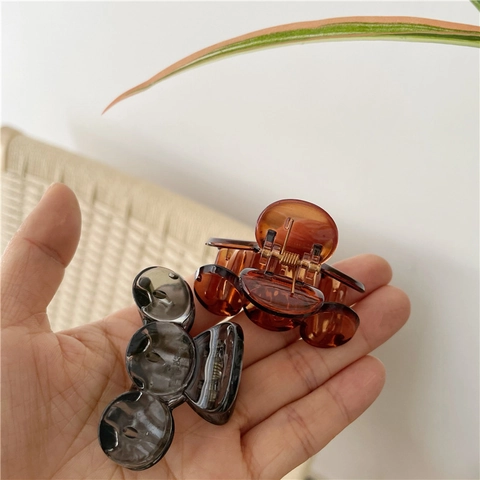 Mini Haarklammern Bunter Transparenter Kunststoff Kleine Geometrische Haarspangen Für Frauen Mädchen Minimalistischer Stil