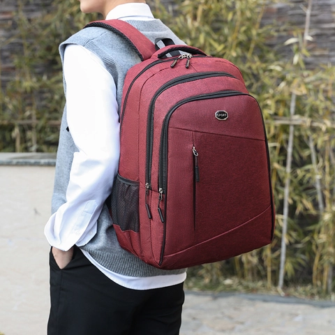 Oxford Cloth Casual Backpack Large Capacity Water Repellent Laptop Bag For Business Travel School Students Sport