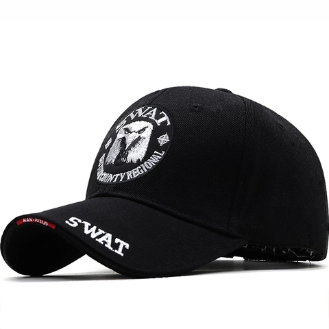 Casquette De Baseball Tactique SWAT Coton Réglable Pare-Soleil Extérieur Style Militaire Pour Hommes Femmes