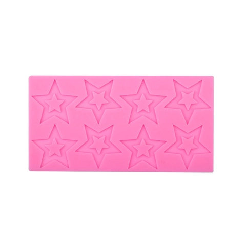 Stampo Silicone Stella Decorazione Torte Fondant Cioccolato Resina Argilla DIY Strumento Cottura Flessibile