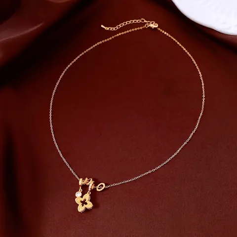 Collier Pendentif Fleur En Cuivre Plaqué Or 18K Floral Creux Zircon Bijoux De Luxe Vintage Chaîne De Pull Femmes