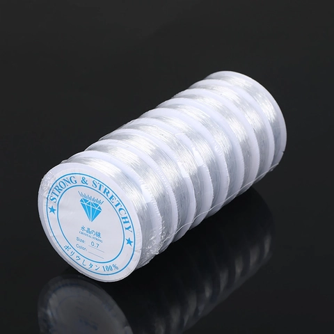 Clear Elastic Crystal String For Jewelry Making DIY Beading Polyurethane Strong Stretchy Cord Thread Accessory