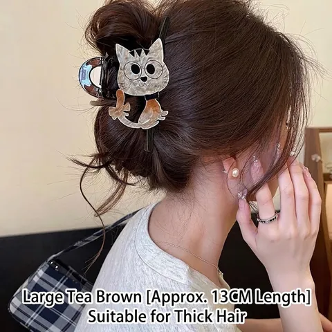 Haarklemmen Grote Haarklauwen Acryl Stoffen Sterke Grip Antislip Haaraccessoires Voor Vrouwen Dik Haar Modern Ontwerp