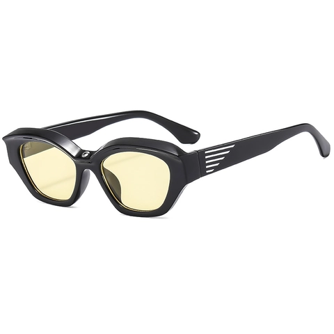 Gafas De Sol Ojo De Gato Y2K Para Mujer Retro Color Jelly Montura PC Lente AC Protección UV400 Decoración De Ala
