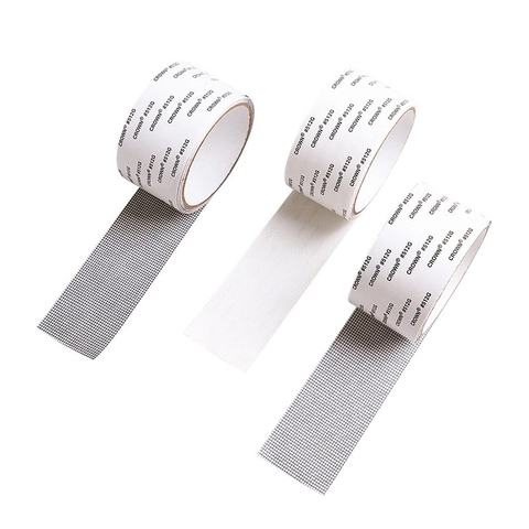Window Screen Repair Tape Self Adhesive Mesh Patch Polyurethane Net Fixer For Door Curtain Mosquito Netting Strong