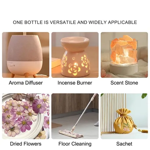 Set Regalo di Oli Essenziali per Aromaterapia 12 Confezioni Olio Fragranza Estratto Vegetale Idrosolubile per Deodorante Umidificatore Ufficio