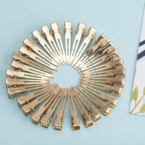 Metall Krokodil Haarklammern Entenschnabel Pins DIY Bastelbasis Galvanisierte Styling Accessoires Für Frauen Mädchen