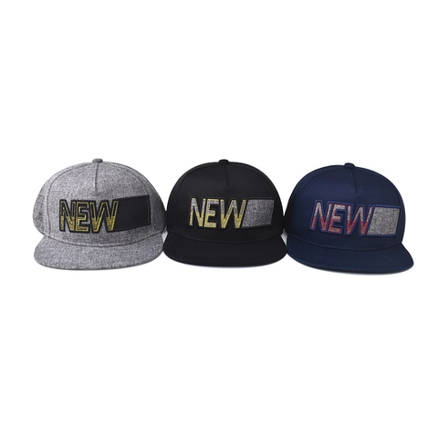 Snapback Pet Katoen Platte Rand Hip Hop Streetwear Geborduurde Letter Verstelbare Sport Cap Voor Heren Dames