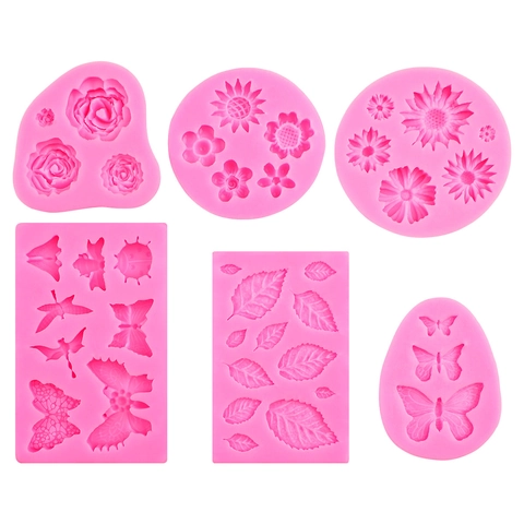 Sunflower Daisy Silicone Mold Food Grade For Fondant Chocolate Handmade Soap Modeling Flower Cake Decoration DIY Baking Tools