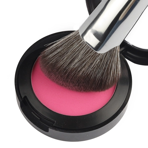 Professional Angled Contour Foundation Makeup Brush Synthetic Fiber Wood Handle Face Sculpting Blush Beauty Tool