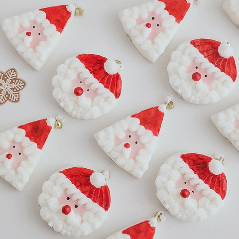 Christmas Santa Claus Snowman Scented Candle Festive Scented Wax Ornament For Home Decor Holiday Party Atmosphere Gift