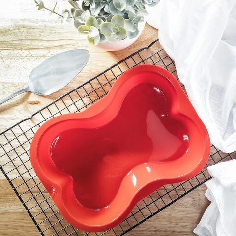 Stampo Per Torte In Silicone Forma Di Osso Di Cane Resistente Al Calore Antiaderente Strumento Da Forno Fai Da Te