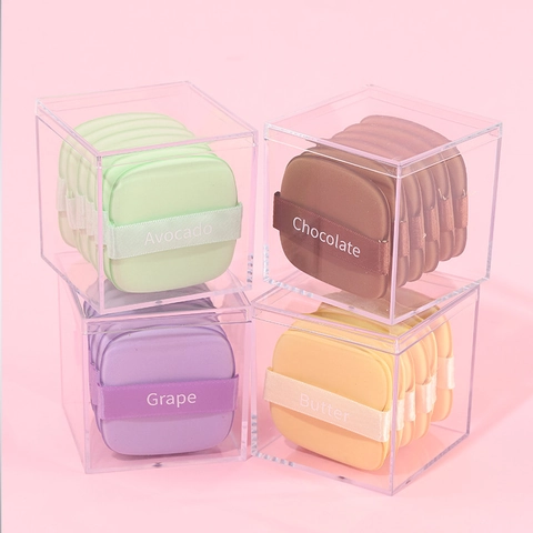 Soft Makeup Puffs Hydrophilic Non-Latex Sponge Dry Wet Use Foundation Base Applicator For BB Cream Square Shape