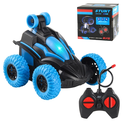 360 Degree Rotation RC Stunt Car For Boys Wireless Remote Control Off-Road Vehicle With LED Lights Electric Tumbling Toy Car Kids Gift
