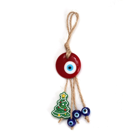 Evil Eye Schlüsselanhänger Nazar Handgefertigt Hanfseil Glas Herz Stern Anhänger Für Auto Haus Schutz Amulett