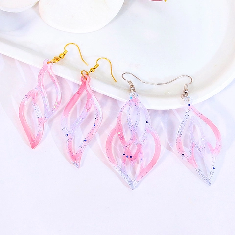 Hollow Geometric Earring Silicone Mold DIY Resin Jewelry Making Craft Pendant Drop Earrings Template Tool