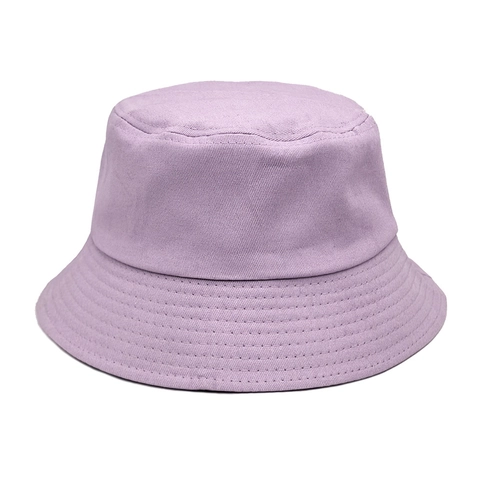 Solid Color Cotton Bucket Hat For Women Men Summer Sun Protection Foldable Breathable Short Brim Fishing Sunshade Hat