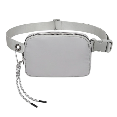 Waterproof Nylon Waist Bag Women Men Sport Running Crossbody Belt Bag Lightweight Casual Chest Pack Adjustable Strap