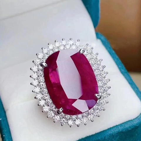 Vintage Kupfer Ring Für Damen Oval Rosarot Strass Eingelegt Halo Prinzessin Stil Verstellbar Bankett Schmuck Ring
