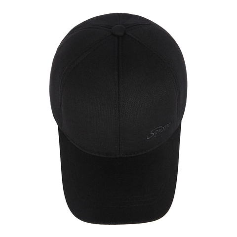 Cappello Da Baseball Invernale Da Uomo Con Paraorecchie Pieghevoli Cotone Lana Termico Antivento Sport Ricamo Regolabile