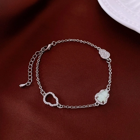 Butterfly Heart Adjustable Slider Bracelet Alloy Sparkling Cubic Zirconia Colorful Crystal Elegant Jewelry Gift For Women