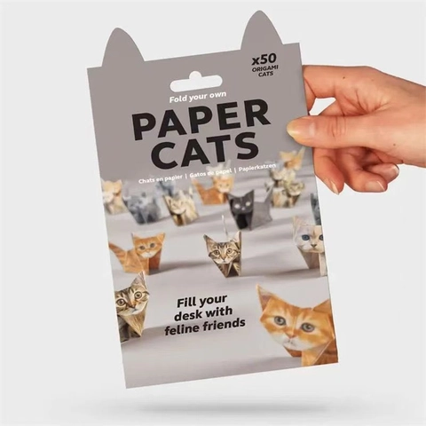 3D Geometric Origami Animal Kit For Kids DIY Paper Folding Set Cats Dogs Dinosaurs Handmade Art Craft Toys