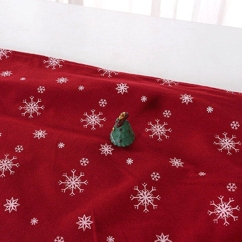 Camino De Table Navidad Poliéster No Tejido Gnomo Papá Noel Copo De Nieve Decoración Mesa
