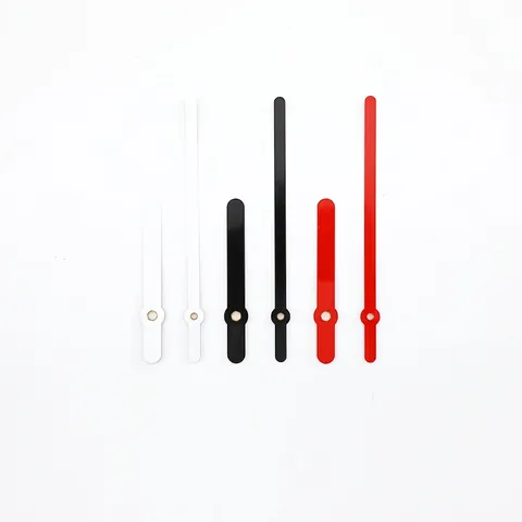 Aluminum Clock Hands Quartz Movement Replacement Parts For DIY Wall Clock Repair Hour Minute Hand Simple Style
