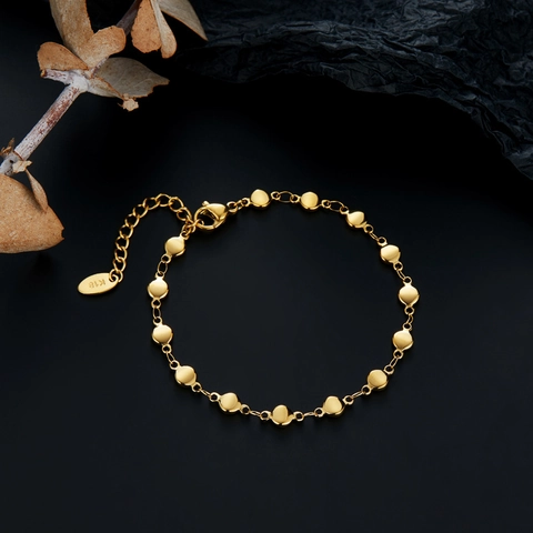 Collana E Bracciale Minimalista Acciaio Inossidabile Placcato Oro 18K Paillettes Tonde Gioielli Geometrici Eleganti Donne