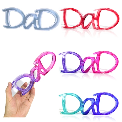 Dad Letter Silicone Mold 3D DIY Epoxy Resin Casting For Father's Day Gift Home Ornament Decor