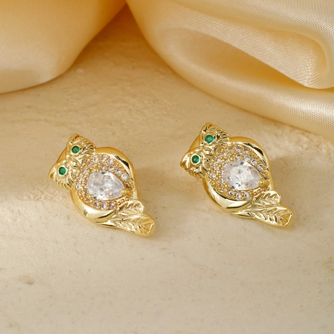 Eleganti Orecchini A Lobo In Rame Con Zirconia Per Donna Gioielli Forme Animali Geometriche Alla Moda