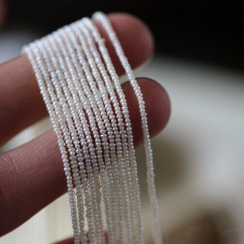 Natural Artificial Pearl Beads Tiny Mini Seed Loose Beads For DIY Jewelry Making Bracelet Necklace Crafting Accessory