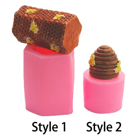 3D Honeycomb Beehive Silicone Mold Food Grade For Handmade Soap Candle Fondant Chocolate Decoration DIY Crafting