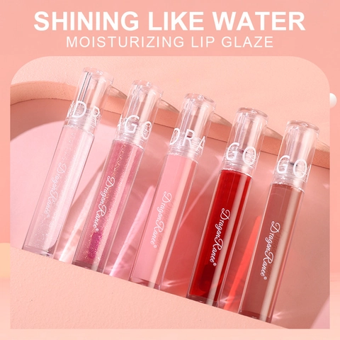 Lip Gloss Καθρέφτης Νερό Φως Ενυδατικό Λαμπερό Διάφανο Γυαλιστερό Lip Glaze Μακιγιάζ Για Γυναίκες