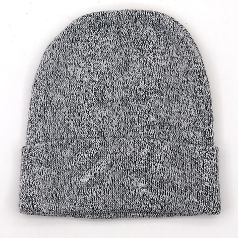 Minimalist Solid Color Knitted Beanie For Women Men Winter Warm Cuffed Linen Toboggan Hat Korean Style Daily Outdoor Headwear