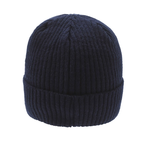 Bonnet d'Hiver en Tricot pour Hommes Avec Doublure Polaire Chaud Bonnet à Côtes Épaisses Coupe-Vent Extérieur Cyclisme