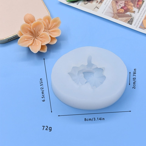 Blumenförmige Silikonform Für DIY Backen Tortendekoration Kirschblütenmuster Fondant Handwerkzeug