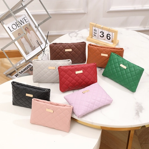 Sac Bandoulière Matelassé Femme Cuir PU Motif Losange Chaîne Dorée Petit Sac À Épaule À La Mode Élégant