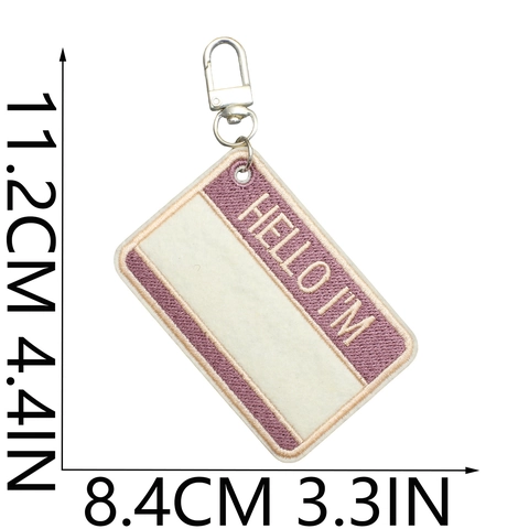 Patch In Feltro Ricamato Ciondolo Per Borsa Cartone Animato Orso Stella Nuvola Quadrifoglio Etichetta Per Bagaglio Decorazione DIY